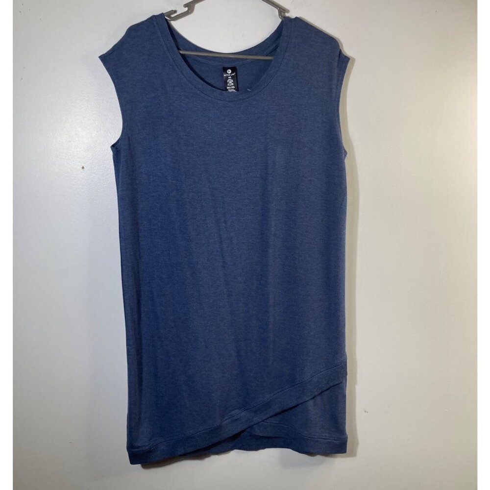 Womens Active Life Sleeveless Dress Stretch‎ M Blue Modal Spandex NWT